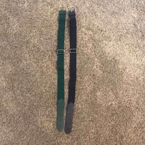 Adidas Baseball Belts Youth Navy & Dark Green
